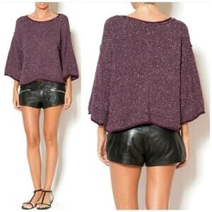 FREE PEOPLE Under Your Spell Marled Knit Sweater S
